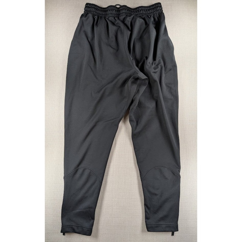 Jordan Therma-FIT Mens Joggers Black Red Jumpman Fleece Tapered Pants Size Large - Picture 2 of 8